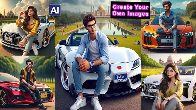 Boys & Girls Ai Photo Generator With Stylish Car – Bing Image Creator